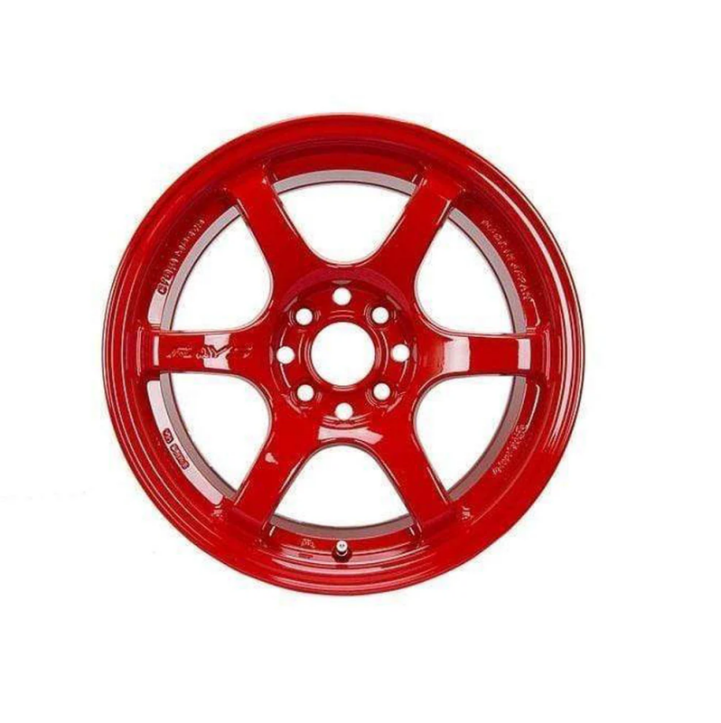 Gram Lights 57DR 15x8.0 +35 5-114.3 Red Wheel