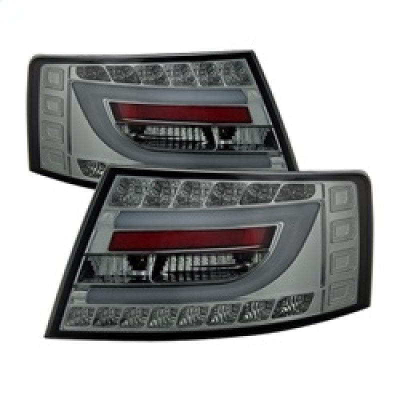 Spyder Audi A6 05-08 4Dr Sedan Only Light Bar LED Tail Lights Smke ALT-YD-AA605V2-LBLED-SM SPYDER
