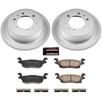 Power Stop 06-10 Hummer H3 Rear Z17 Evolution Geomet Coated Brake Kit PowerStop