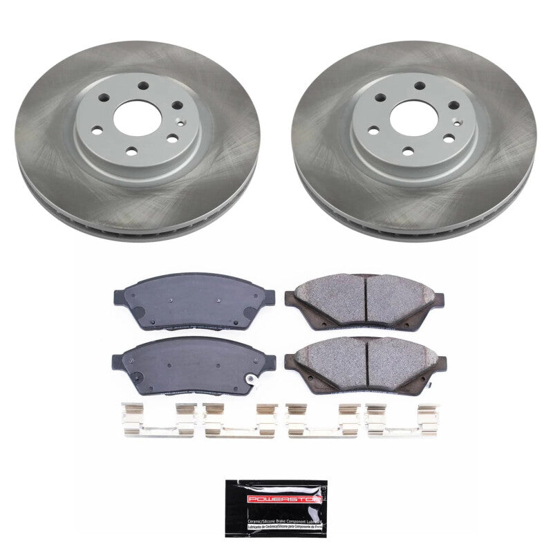 Power Stop 2011 Saab 9-4X Front Semi-Coated Rotor Kit PowerStop