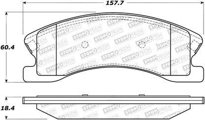 StopTech Street Disc Brake Pads - 305.09450 Stoptech