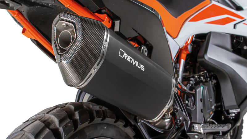 Remus 2019 KTM 790 Adventure R Mod Black Hawk Black Slip On Remus