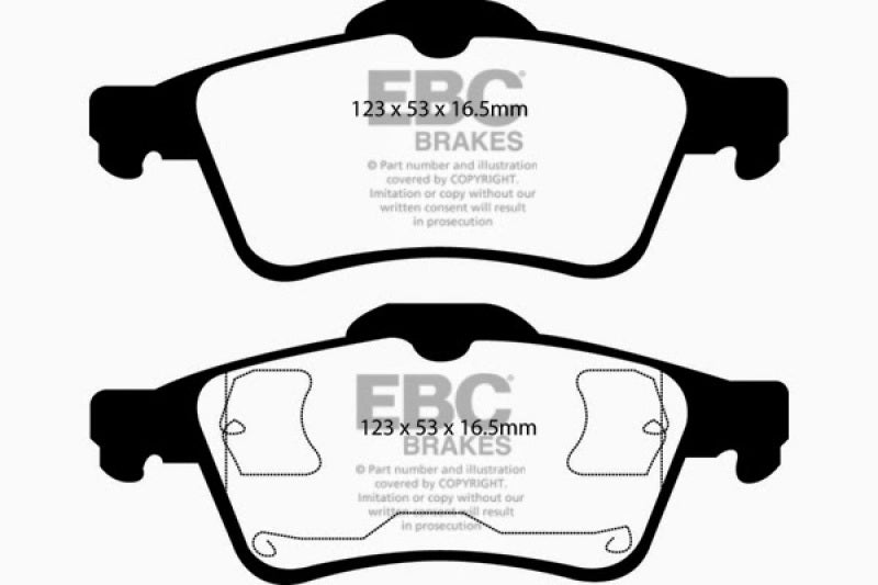 EBC YellowStuff Rear Brake Pads - DP41354R