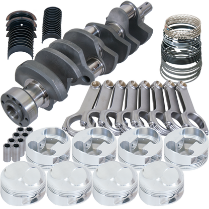 Eagle Chevy 502 1Pc 4.250in Counterwght Crank 6.535in H-Beam 46cc 4.625in Pistons Rotating Assembly