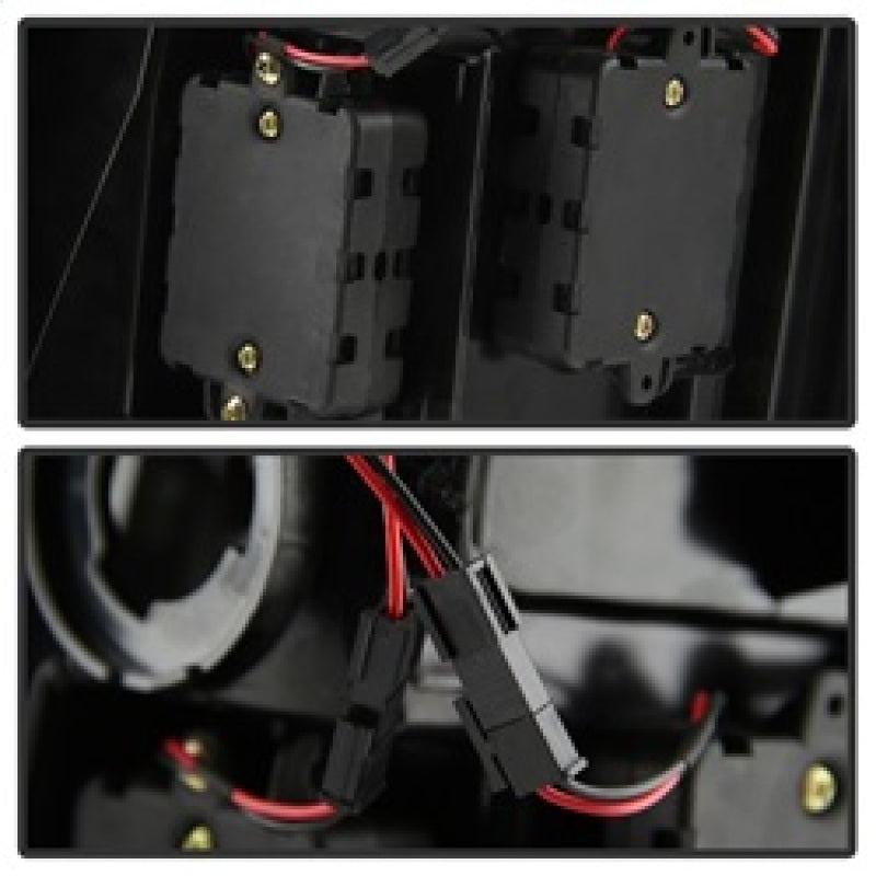 Spyder 09-16 Dodge Ram 1500 Light Bar LED Tail Lights - Black ALT-YD-DRAM09V2-LED-BK SPYDER