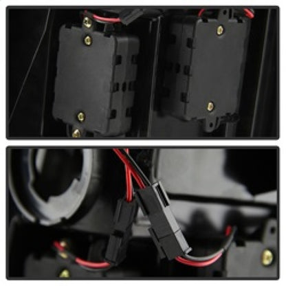 Spyder 09-16 Dodge Ram 1500 Light Bar LED Tail Lights - Black ALT-YD-DRAM09V2-LED-BK SPYDER