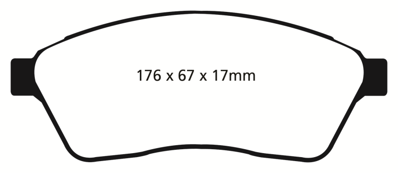 EBC GreenStuff Front Brake Pads - DP21859