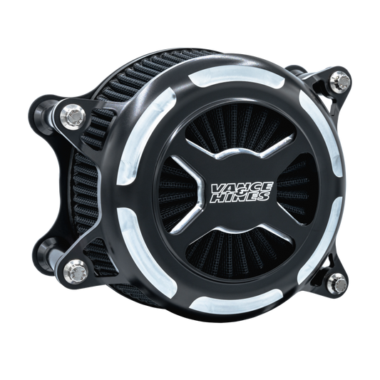 Vance and Hines 23-24 Touring Models V02 X Air Intake - Black Contrast
