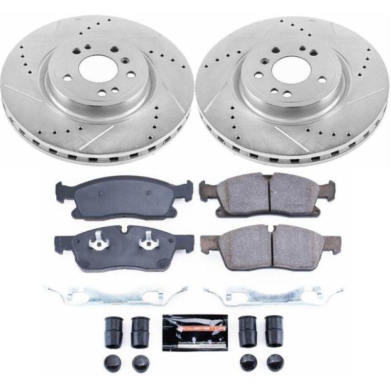 Power Stop 2016 Mercedes-Benz GLE300d Front Z23 Evolution Sport Brake Kit PowerStop