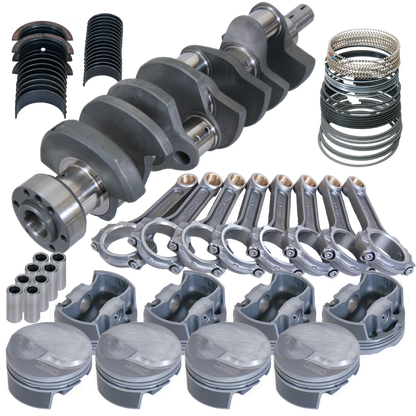 Eagle Chevy 454 1Pc 4.250in Crank 6.385in I-Beam Rods 18cc Dome 4.280in Pistons Rotating Assembly