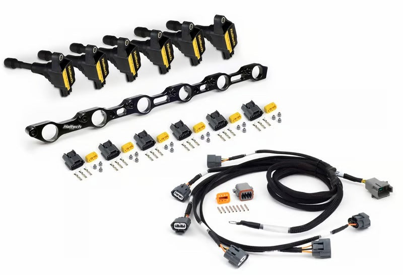 R35 Coil Conversion Kit for Toyota JZ Incl. Bracket Coils Connectors and Harness (1JZ, 1JZ VVTi,2J)