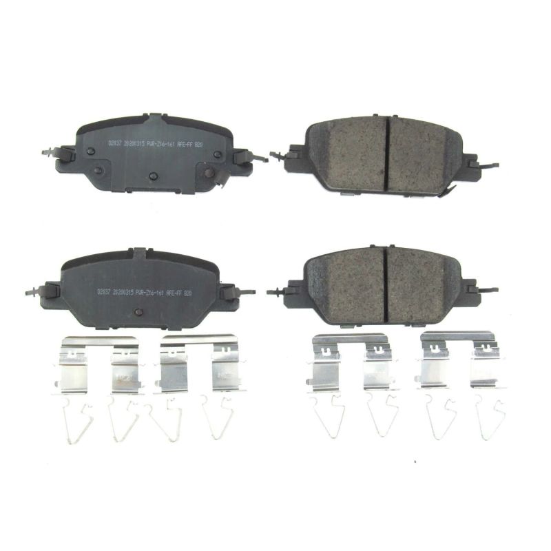 Power Stop 17-19 Honda CR-V Rear Z17 Evolution Ceramic Brake Pads w/Hardware PowerStop