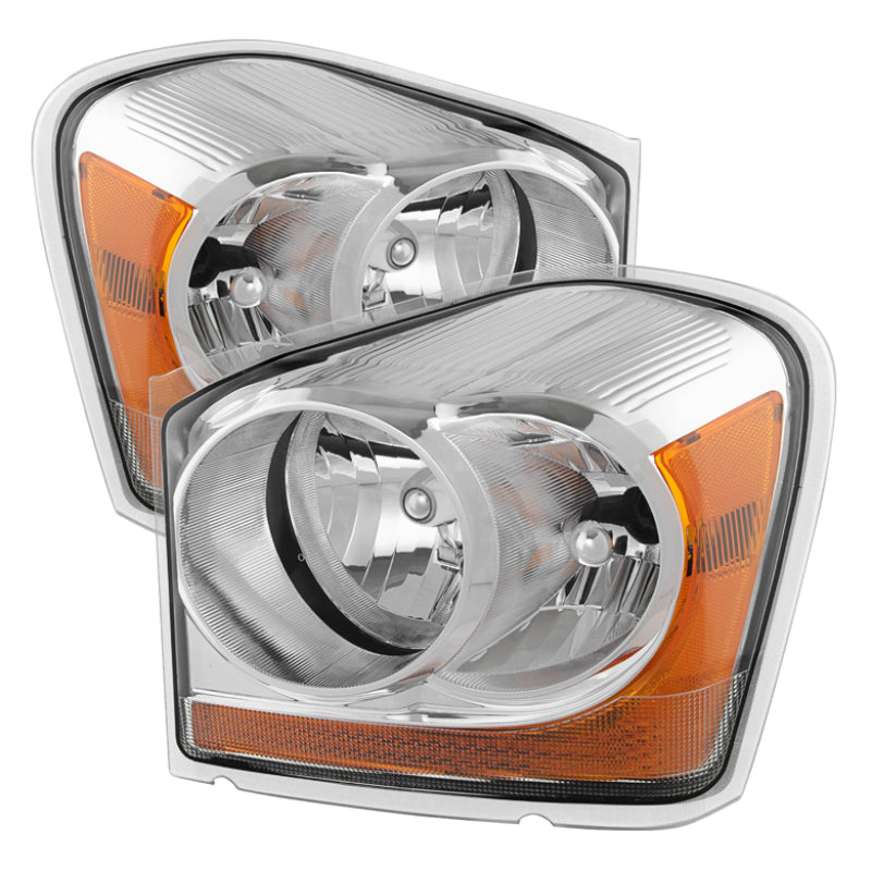 Xtune Dodge Durango 04-05 OEM Headlamps Chrome HD-JH-DDU04-AM-C SPYDER