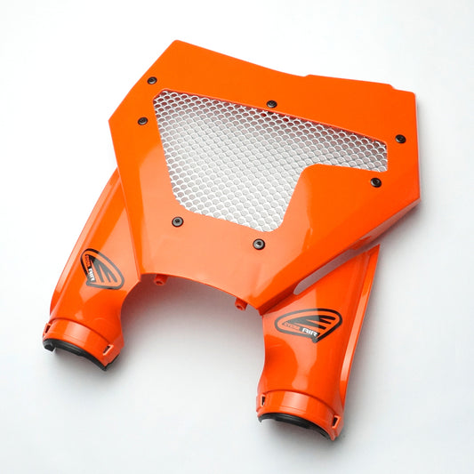 Cycra 2023 and newer KTM SX/SX-F/XC/XC-F Vented Stadium Plate - Orange - 1CYC-0807-22-VT