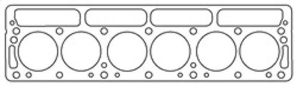 Cometic Triumph 1968-1971 TR6 I6 .063in Copper Cylinder Head Gasket-76mm Bore-Without Recessed Block