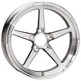 Weld Alumastar 2.0 17x4.5 / 5x120 BP / 2.25in. BS Black Wheel - Non-Beadlock