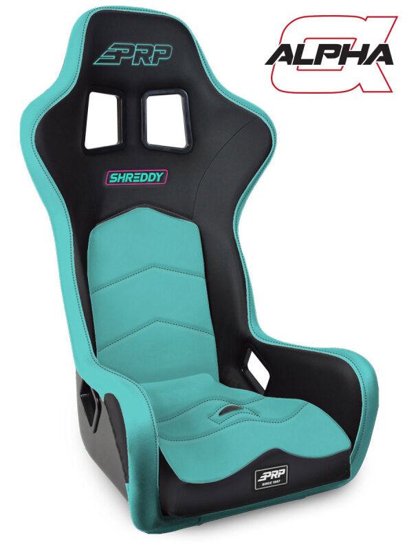 PRP Shreddy Alpha Composite Seat- Teal / Black SHRDYA3901-03