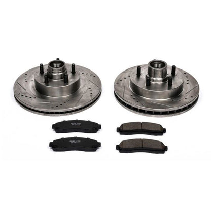 Power Stop 01-03 Ford Explorer Sport Front Z23 Evolution Sport Brake Kit PowerStop
