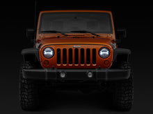 Load image into Gallery viewer, Raxiom 07-18 Jeep Wrangler JK LED Halo Headlights- Black Housing (Clear Lens)