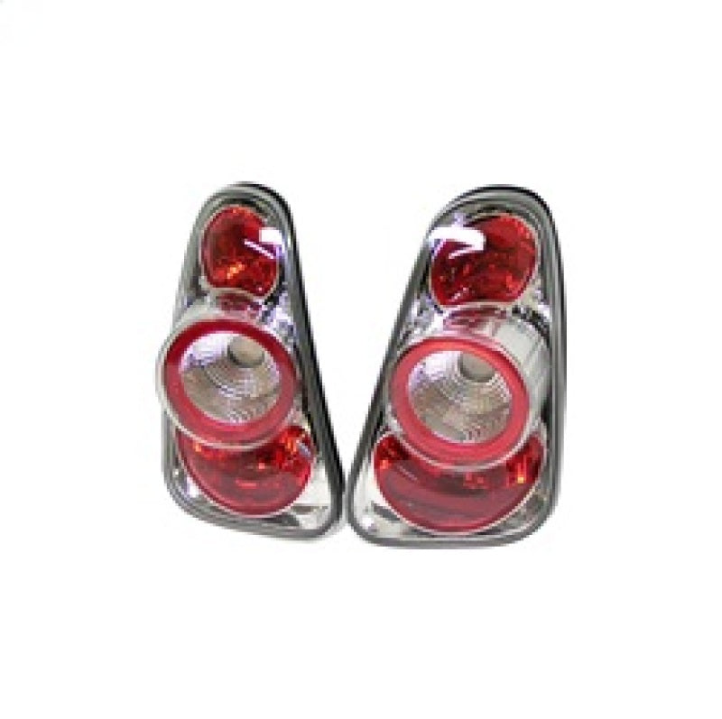 Spyder Mini Cooper 02-06/Cooper Convertibles 05-08 Euro Style Tail Lights Chrome ALT-YD-MC02-C SPYDER