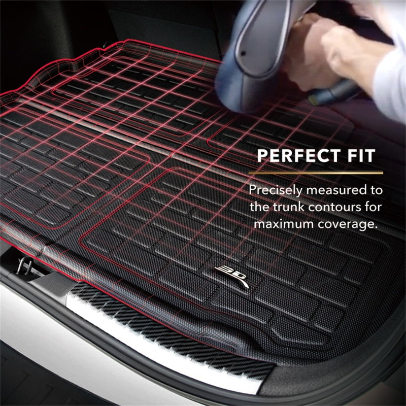 3D Maxpider M1CH0581309 15-20 Chevrolet Suburban / GMC Yukon Xl Kagu Black Behind 2Nd Row Stowable Cargo Liner