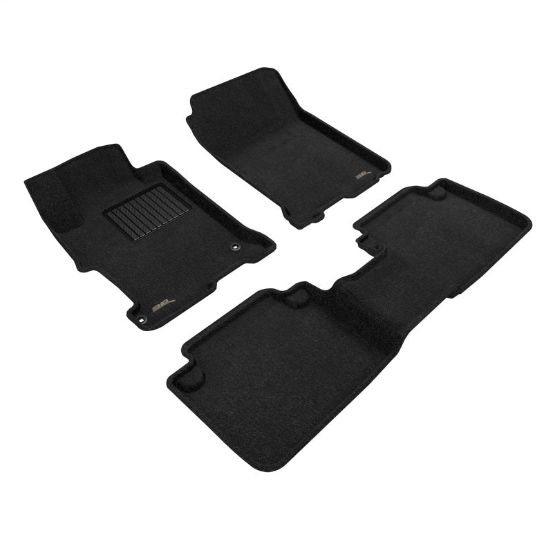 3D MAXpider ELEGANT 1st & 2nd Row Carpet Floor Mats for Honda Accord 2013-2017 - L1HD04804709