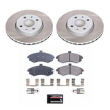 Power Stop 02-05 Hyundai Elantra Front Semi-Coated Rotor Kit