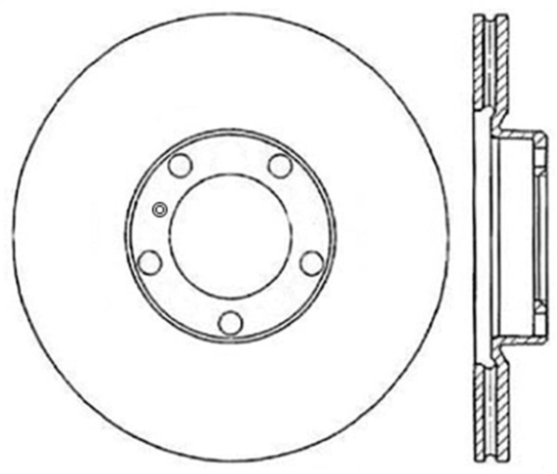 StopTech Drilled Sport Brake Rotor Stoptech