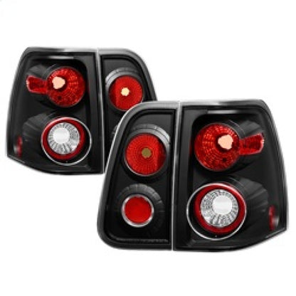 Spyder Lincoln Navigator 03-06 Euro Style Tail Lights Black ALT-YD-LN03-BK SPYDER