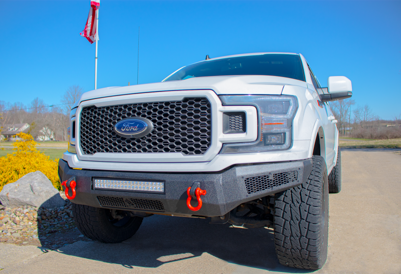 Fishbone Offroad 18-20 Ford F150 Pelican Front Bumper - Black Texture