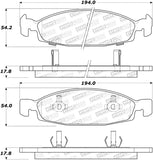 StopTech Premium Ceramic Brake Pads - 308.07900