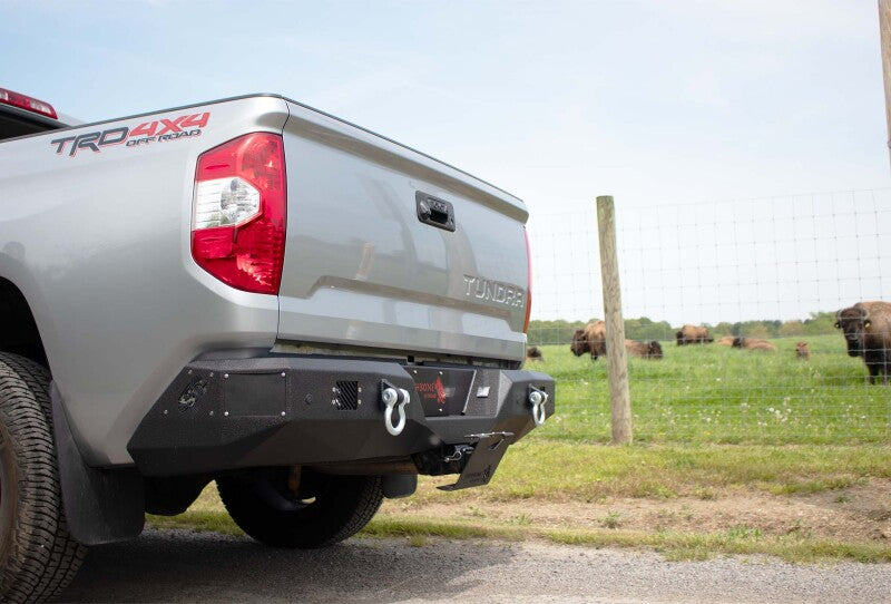 Fishbone Offroad 14-21 Toyota Tundra Rear Bumper - Black Texture Fishbone Offroad
