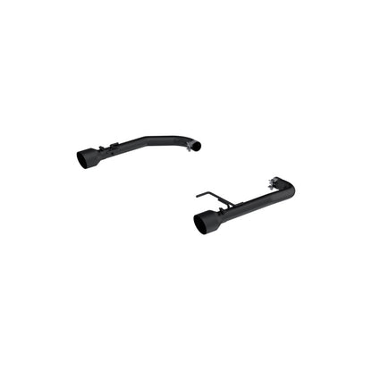 MBRP 15-23 Ford Mustang 2.3L EcoBoost Black 2.5in Axle Back Dual Split Rear Exit (Race Version) MBRP