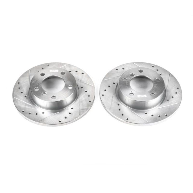 Power Stop 95-99 BMW 318ti Front Evolution Drilled & Slotted Rotors - Pair PowerStop