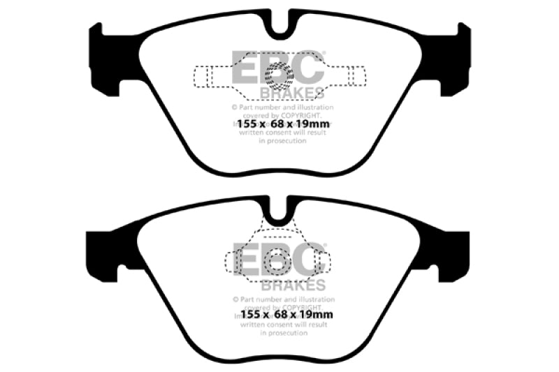 EBC GreenStuff Front Brake Pads - DP22006