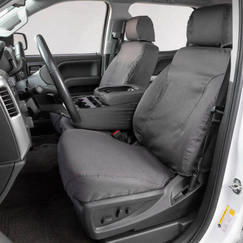 Covercraft 15-18 Ford F150 Polycotton SeatSaver Custom Front Row Seat Covers - Tan