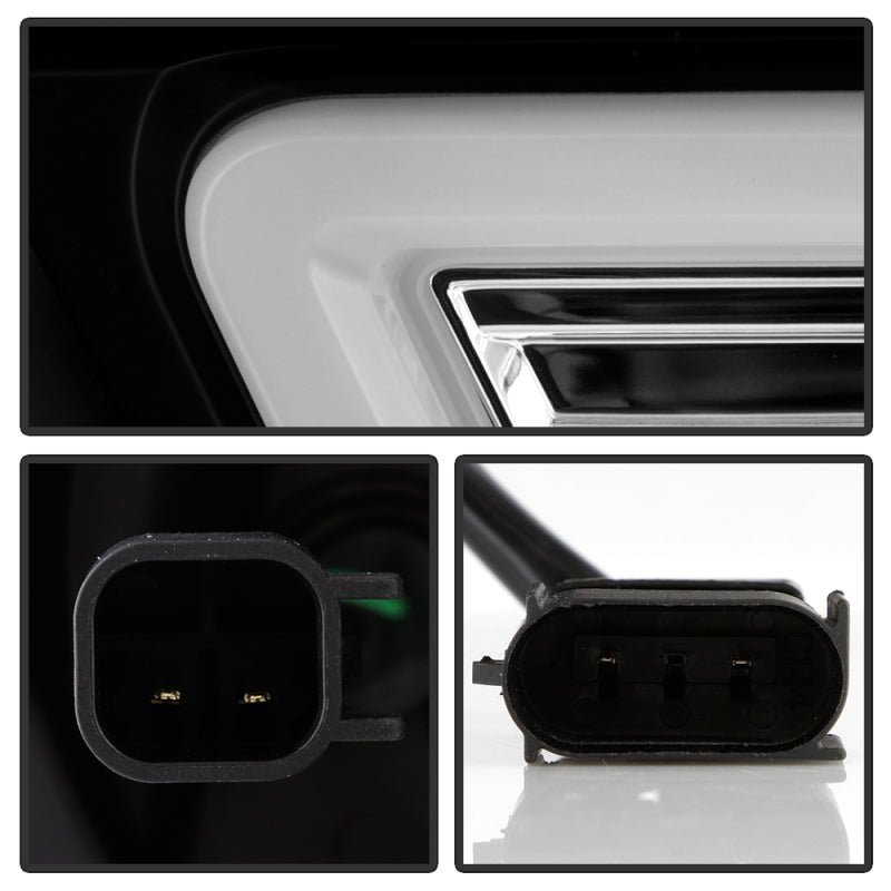Spyder Dodge Durango 11-13 Halogen Model Only Projector Headlights - Chrome PRO-YD-DDU11SI-C SPYDER