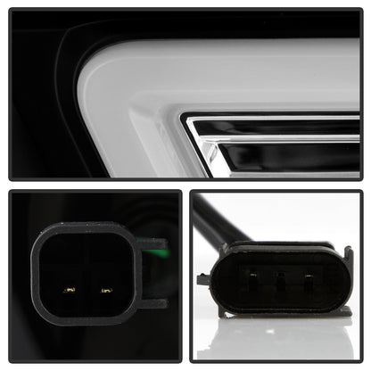 Spyder Dodge Durango 11-13 Halogen Model Only Projector Headlights - Chrome PRO-YD-DDU11SI-C SPYDER