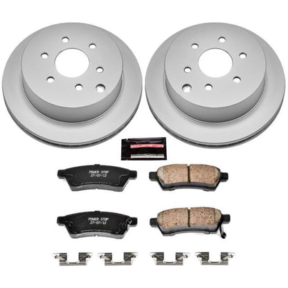 Power Stop 05-18 Nissan Frontier Rear Z17 Evolution Geomet Coated Brake Kit PowerStop