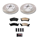 Power Stop 95-05 Pontiac Sunfire Front Semi-Coated Rotor Kit