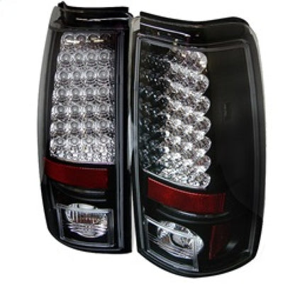 Spyder Chevy Silverado 1500 99-02 (Not Fit Stepside) LED Tail Lights Blk ALT-YD-CS99-LED-BK SPYDER