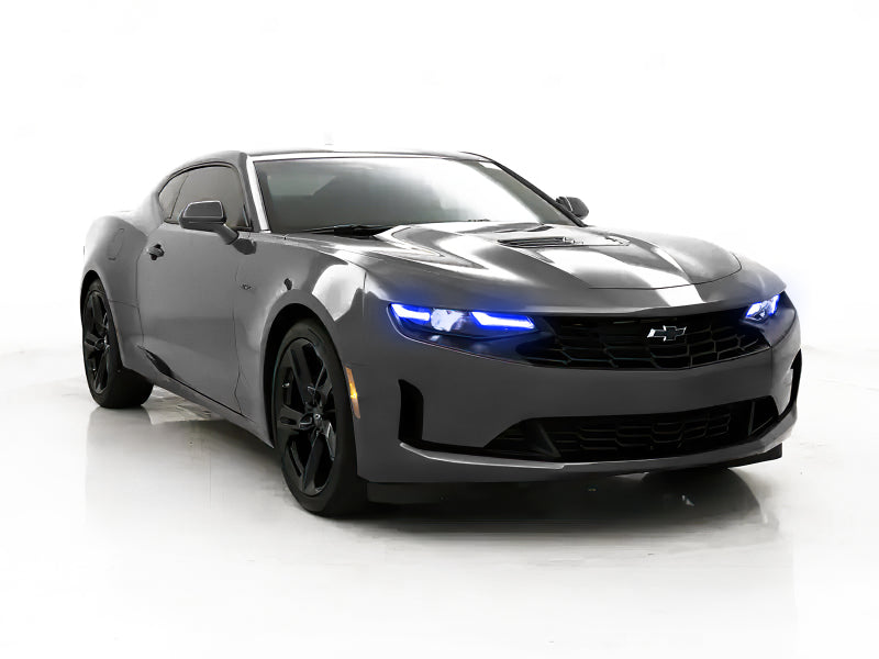 Oracle 19-21 Chevy Camaro LS/LT RGB+A Headlight DRL Upgrade Kit - ColorSHIFT w/ RF Controller