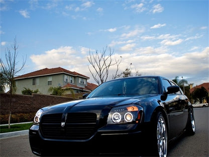 Spyder Dodge Magnum 05-07 Projector Headlights CCFL Halo LED Blk PRO-YD-DMAG05-CCFL-BK SPYDER