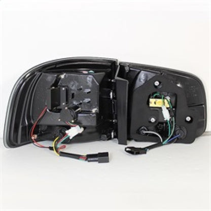 Spyder Volkswagen Touareg 03-07 LED Tail Lights Black ALT-YD-VTOU04-LED-BK SPYDER