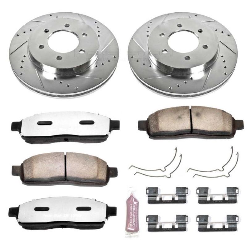Power Stop 04-08 Ford F-150 Front Z36 Truck & Tow Brake Kit PowerStop