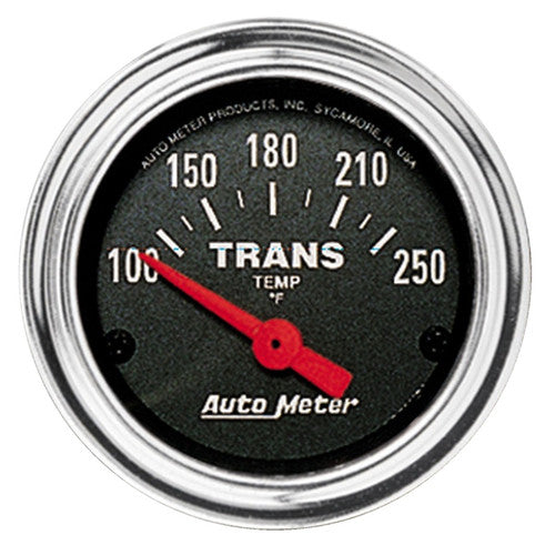 Autometer Traditional Chrome 2-1/16in 100-250 Deg F Electric Differential Temp Gauge 2534