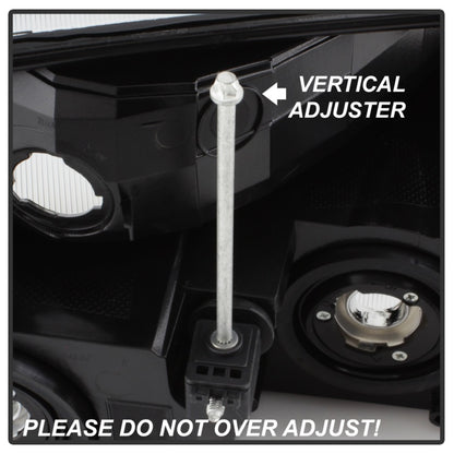 xTune 02-06 Chevy Avalanche w/Cladding OEM Bumper Light & Headlights - (BLACK) (HD-JH-CAVA02-SET-BK) SPYDER