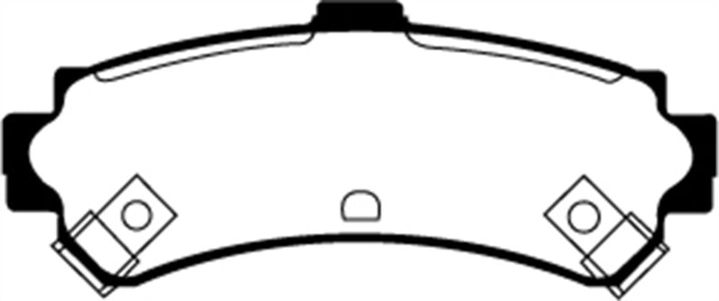EBC GreenStuff Rear Brake Pads - DP21067 EBC
