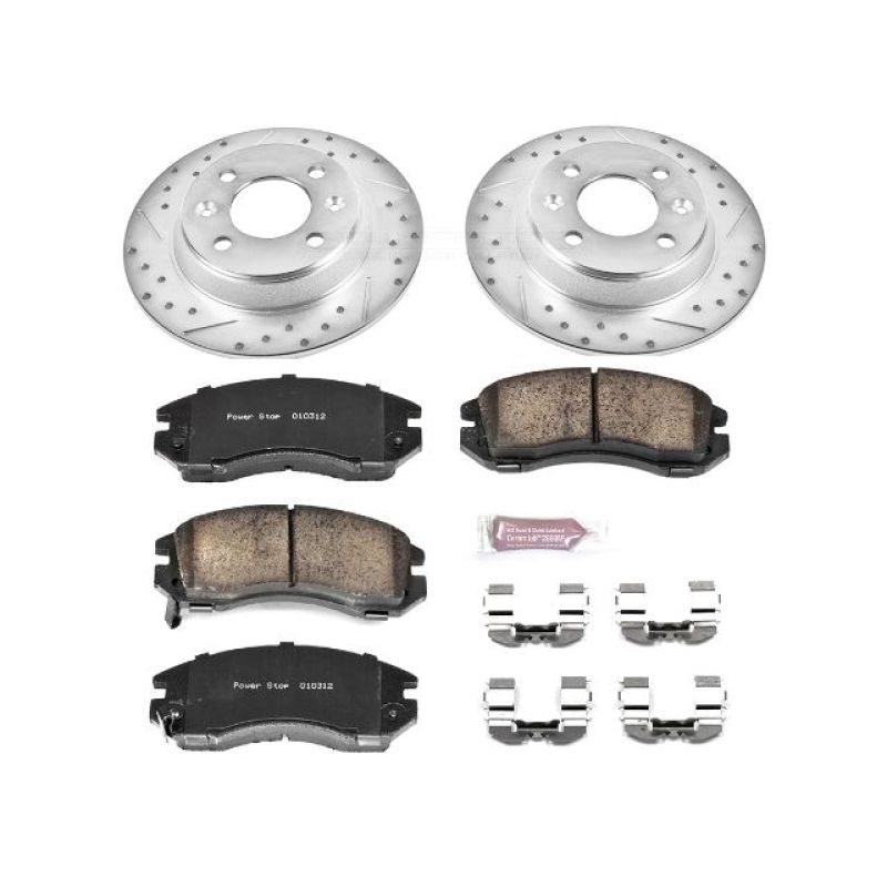 Power Stop 93-96 Subaru Impreza Front Z23 Evolution Sport Brake Kit PowerStop