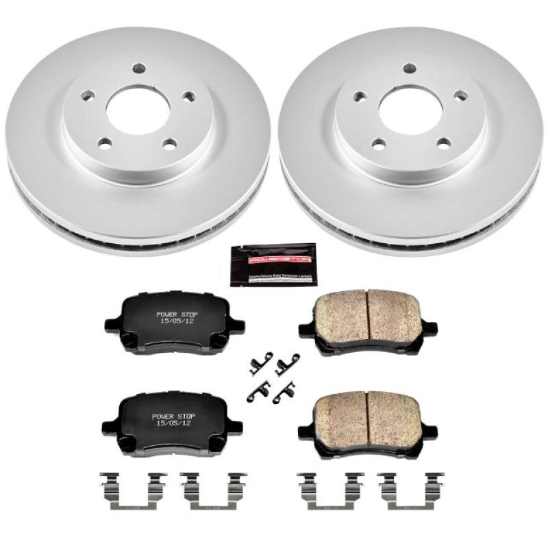 Power Stop 06-07 Chevrolet HHR Front Z17 Evolution Geomet Coated Brake Kit PowerStop
